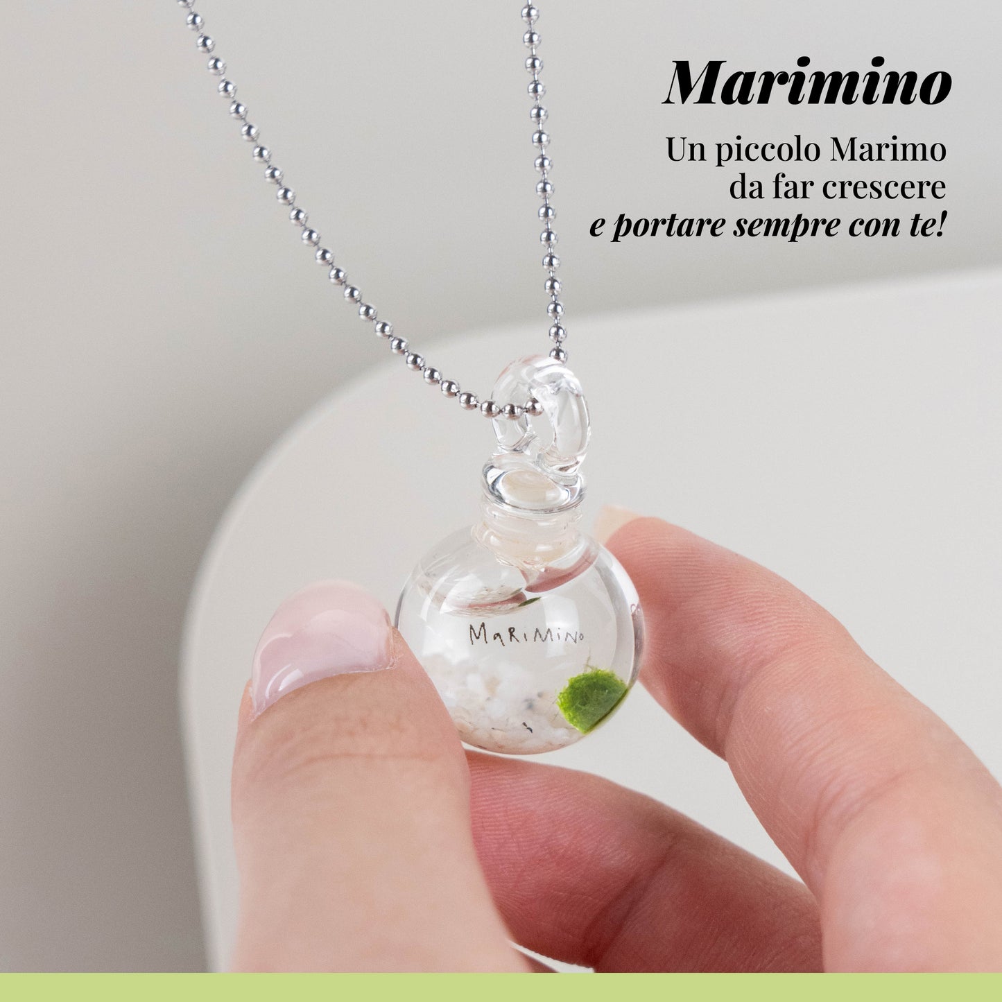 Collana Marimo® Original – La Felicità – sfere in acciaio