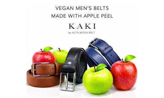 A Sanremo le cinture vegane di «Kaki» realizzate con bucce di mele