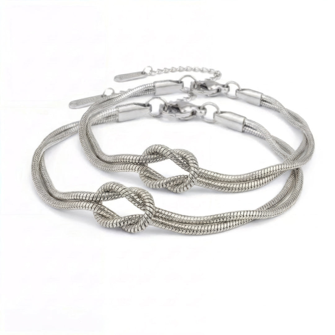 Bracciali di Coppia Nodo d’Amore - Coppia