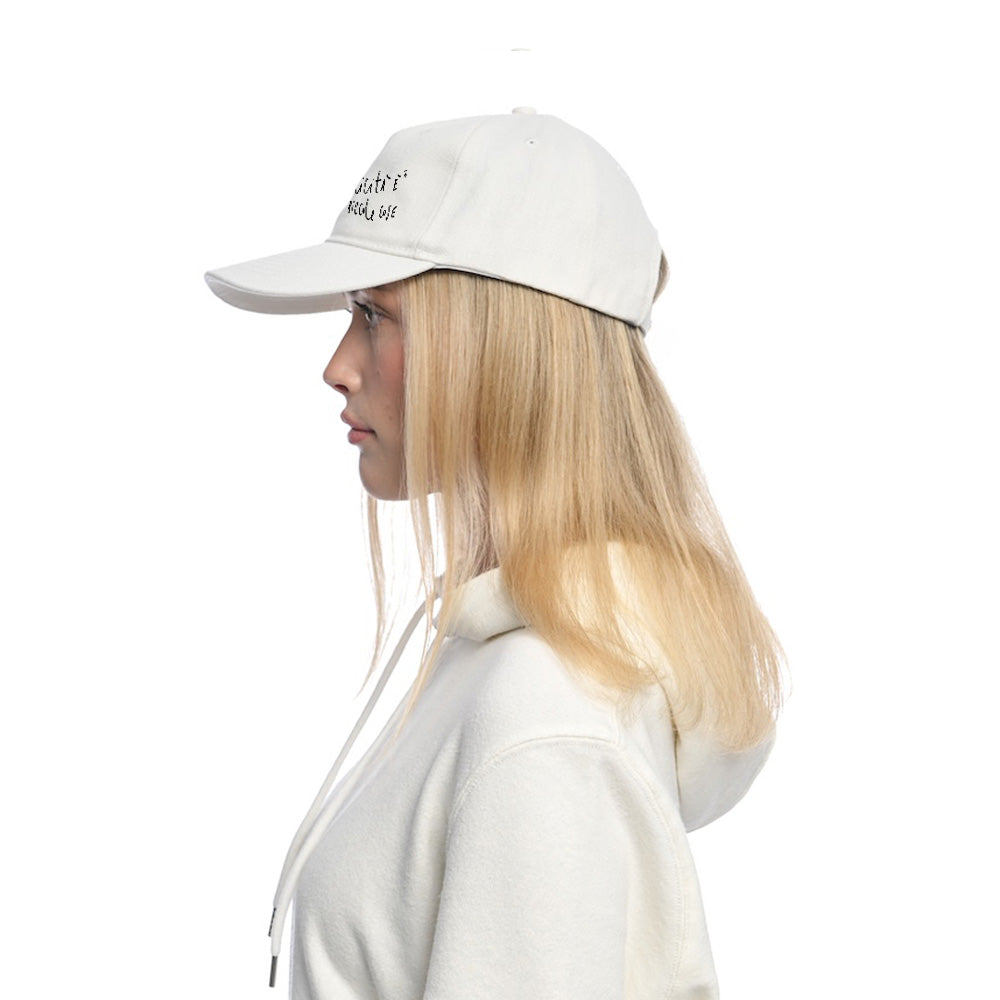 Cap Baseball Bianco - Felicità