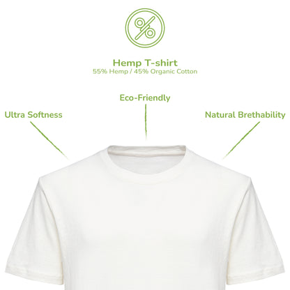 T-Shirt Unisex Canapa - Felicità