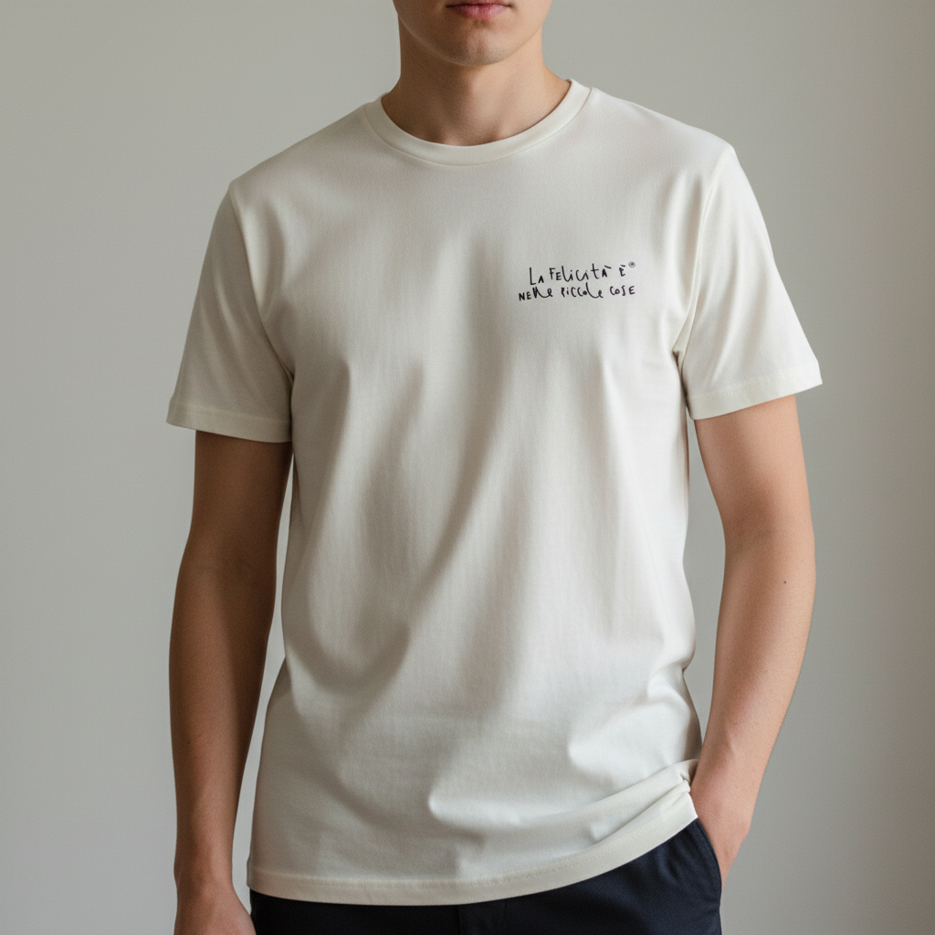 T-Shirt Unisex Canapa - Felicità